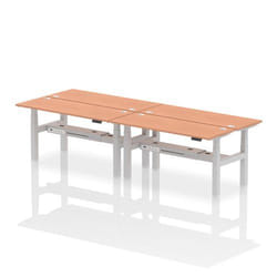 Dynamic Air Back-to-Back W1600 x D600mm Height Adjustable Sit Stand 4