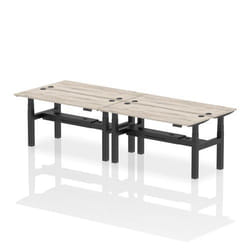 Dynamic Air Back-to-Back W1600 x D600mm Height Adjustable Sit Stand 4