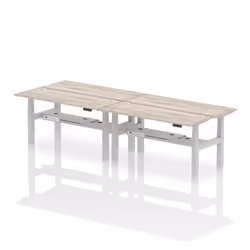 Dynamic Air Back-to-Back W1600 x D600mm Height Adjustable Sit Stand 4