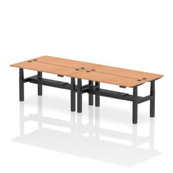Dynamic Air Back-to-Back W1600 x D600mm Height Adjustable Sit Stand 4