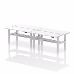 Dynamic Air Back-to-Back W1600 x D600mm Height Adjustable Sit Stand 4