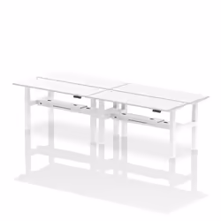 Dynamic Air Back-to-Back W1600 x D600mm Height Adjustable Sit Stand 4