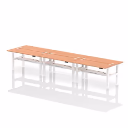 Dynamic Air Back-to-Back W1600 x D600mm Height Adjustable Sit Stand 6