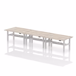 Dynamic Air Back-to-Back W1600 x D600mm Height Adjustable Sit Stand 6