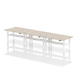 Dynamic Air Back-to-Back W1600 x D600mm Height Adjustable Sit Stand 6