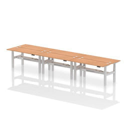 Dynamic Air Back-to-Back W1600 x D600mm Height Adjustable Sit Stand 6