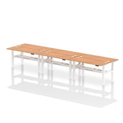 Dynamic Air Back-to-Back W1600 x D600mm Height Adjustable Sit Stand 6