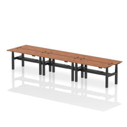 Dynamic Air Back-to-Back W1600 x D600mm Height Adjustable Sit Stand 6