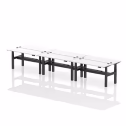 Dynamic Air Back-to-Back W1600 x D600mm Height Adjustable Sit Stand 6