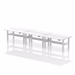 Dynamic Air Back-to-Back W1600 x D600mm Height Adjustable Sit Stand 6