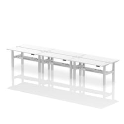 Dynamic Air Back-to-Back W1600 x D600mm Height Adjustable Sit Stand 6