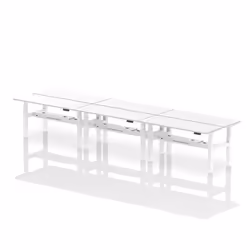 Dynamic Air Back-to-Back W1600 x D600mm Height Adjustable Sit Stand 6
