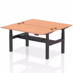 Dynamic Air Back-to-Back W1600 x D800mm Height Adjustable Sit Stand 2