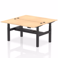 Dynamic Air Back-to-Back W1600 x D800mm Height Adjustable Sit Stand 2