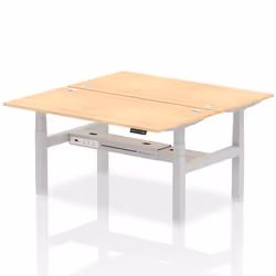 Dynamic Air Back-to-Back W1600 x D800mm Height Adjustable Sit Stand 2