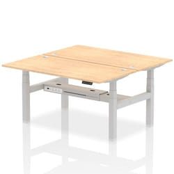 Dynamic Air Back-to-Back W1600 x D800mm Height Adjustable Sit Stand 2