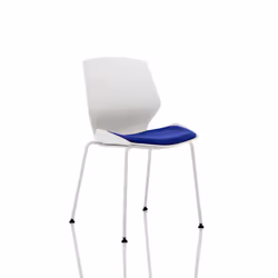 Florence is totally contemporary white shell seating for the modern. hard-working office space.
