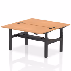 Dynamic Air Back-to-Back W1600 x D800mm Height Adjustable Sit Stand 2