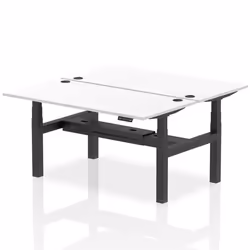 Dynamic Air Back-to-Back W1600 x D800mm Height Adjustable Sit Stand 2