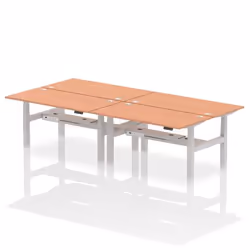 Dynamic Air Back-to-Back W1600 x D800mm Height Adjustable Sit Stand 4