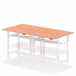 Dynamic Air Back-to-Back W1600 x D800mm Height Adjustable Sit Stand 4