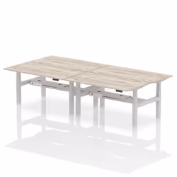 Dynamic Air Back-to-Back W1600 x D800mm Height Adjustable Sit Stand 4