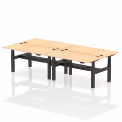 Dynamic Air Back-to-Back W1600 x D800mm Height Adjustable Sit Stand 4