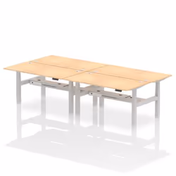 Dynamic Air Back-to-Back W1600 x D800mm Height Adjustable Sit Stand 4
