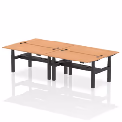 Dynamic Air Back-to-Back W1600 x D800mm Height Adjustable Sit Stand 4