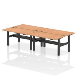Dynamic Air Back-to-Back W1600 x D800mm Height Adjustable Sit Stand 4