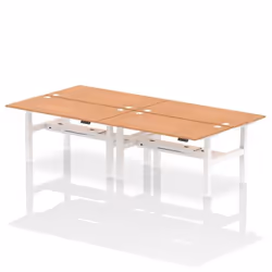 Dynamic Air Back-to-Back W1600 x D800mm Height Adjustable Sit Stand 4