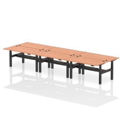 Dynamic Air Back-to-Back W1600 x D800mm Height Adjustable Sit Stand 6