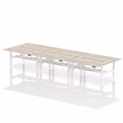Dynamic Air Back-to-Back W1600 x D800mm Height Adjustable Sit Stand 6