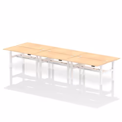 Dynamic Air Back-to-Back W1600 x D800mm Height Adjustable Sit Stand 6