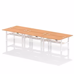 Dynamic Air Back-to-Back W1600 x D800mm Height Adjustable Sit Stand 6