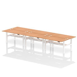 Dynamic Air Back-to-Back W1600 x D800mm Height Adjustable Sit Stand 6