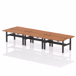 Dynamic Air Back-to-Back W1600 x D800mm Height Adjustable Sit Stand 6