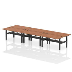 Dynamic Air Back-to-Back W1600 x D800mm Height Adjustable Sit Stand 6
