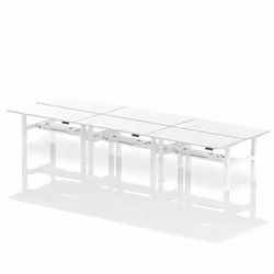 Dynamic Air Back-to-Back W1600 x D800mm Height Adjustable Sit Stand 6