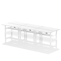 Dynamic Air Back-to-Back W1600 x D800mm Height Adjustable Sit Stand 6