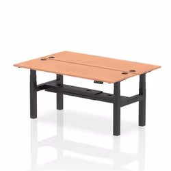 Dynamic Air Back-to-Back W1800 x D600mm Height Adjustable Sit Stand 2