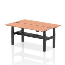 Dynamic Air Back-to-Back W1800 x D600mm Height Adjustable Sit Stand 2