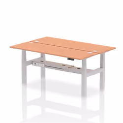 Dynamic Air Back-to-Back W1800 x D600mm Height Adjustable Sit Stand 2