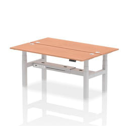 Dynamic Air Back-to-Back W1800 x D600mm Height Adjustable Sit Stand 2