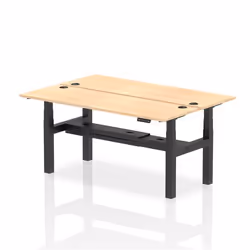 Dynamic Air Back-to-Back W1800 x D600mm Height Adjustable Sit Stand 2