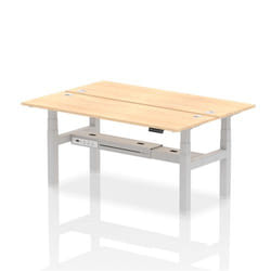 Dynamic Air Back-to-Back W1800 x D600mm Height Adjustable Sit Stand 2
