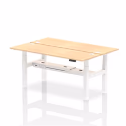 Dynamic Air Back-to-Back W1800 x D600mm Height Adjustable Sit Stand 2