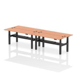 Dynamic Air Back-to-Back W1800 x D600mm Height Adjustable Sit Stand 4