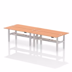 Dynamic Air Back-to-Back W1800 x D600mm Height Adjustable Sit Stand 4