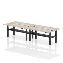 Dynamic Air Back-to-Back W1800 x D600mm Height Adjustable Sit Stand 4
